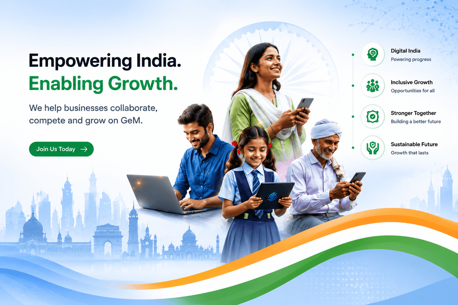 Connecting Indian businesses with government procurement opportunities.